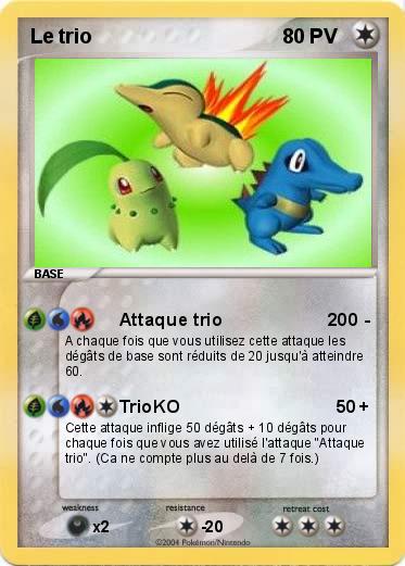 Pokemon Le trio