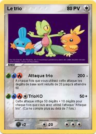 Pokemon Le trio