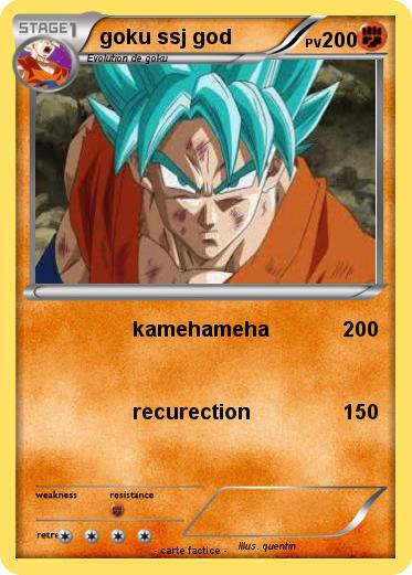 Pokemon goku ssj god