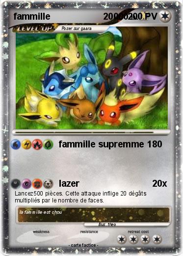 Pokemon fammille                     20000