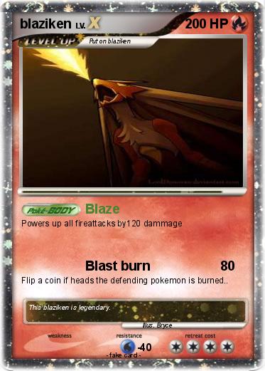 Pokemon blaziken