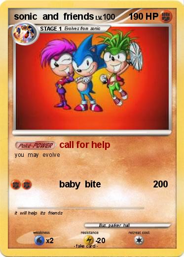 Pokemon sonic  and  friends