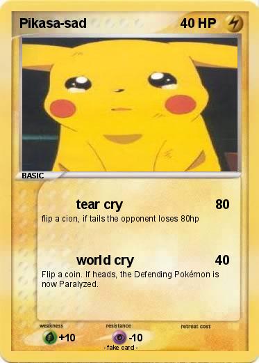 Pokemon Pikasa-sad