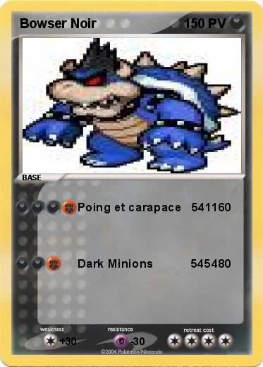 Pokemon Bowser Noir