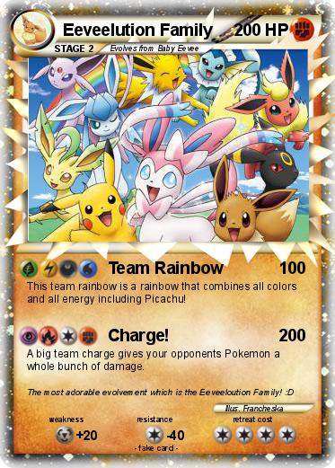 Pokemon Eeveelution Family