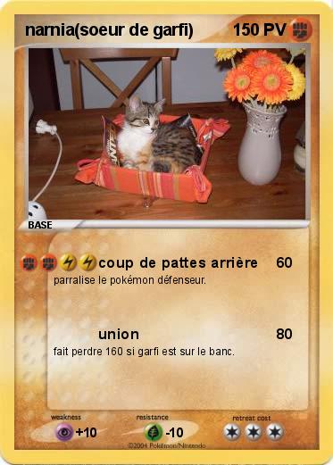 Pokemon narnia(soeur de garfi)