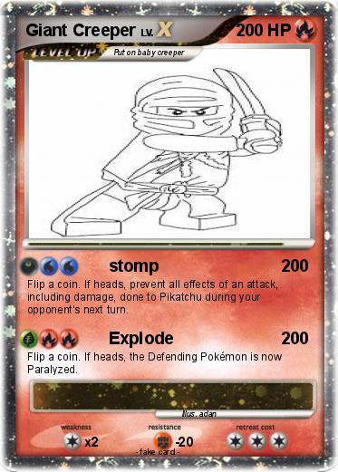 Pokemon Giant Creeper