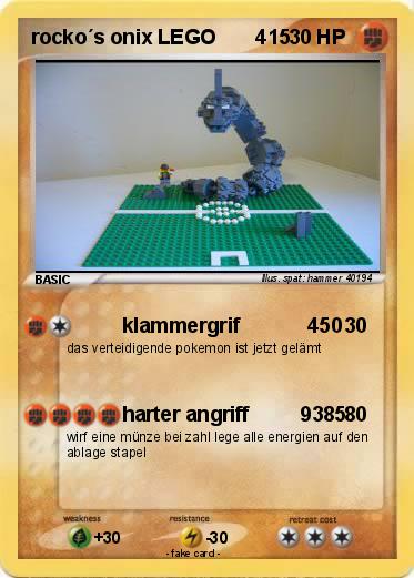 Pokemon rocko´s onix LEGO       415