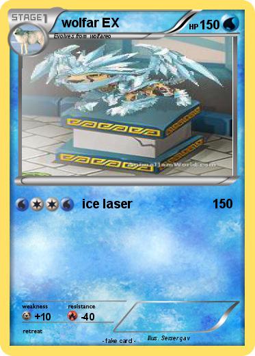 Pokemon wolfar EX