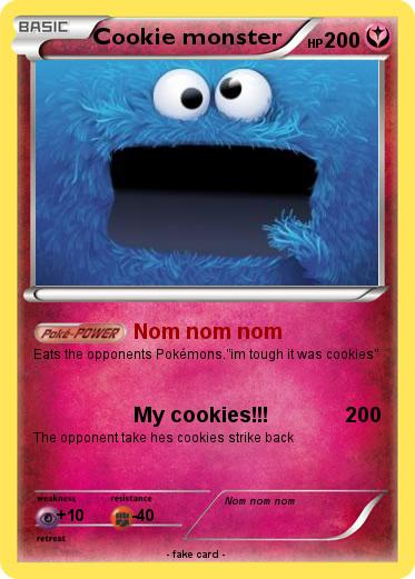 Pokemon Cookie monster