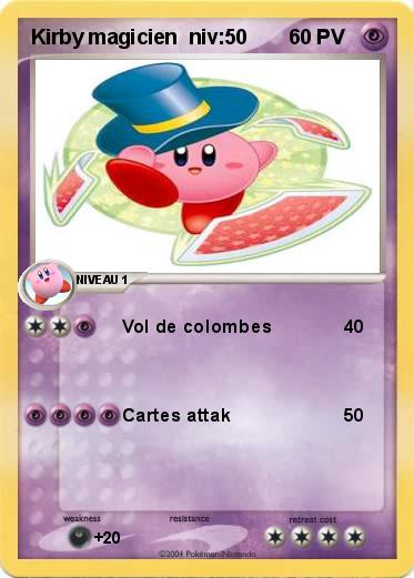 Pokemon Kirby magicien  niv:50