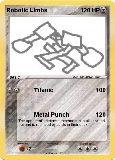 Pokemon Robotic Limbs