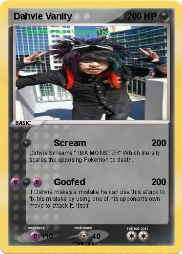 Pokemon Dahvie Vanity