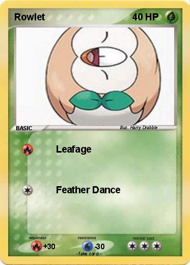 Pokemon Rowlet