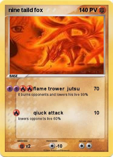 Pokemon nine taild fox