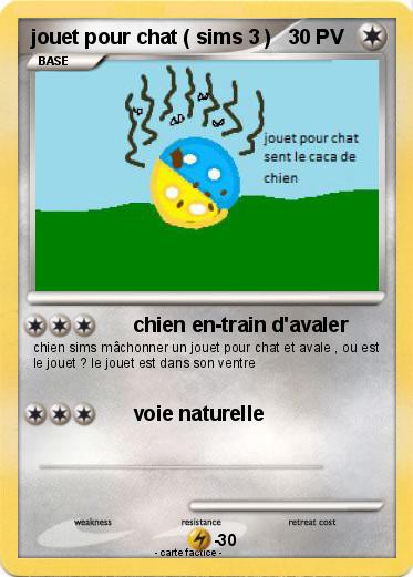 Pokemon jouet pour chat ( sims 3 )