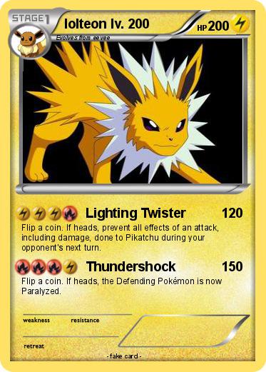 Pokemon lolteon lv. 200