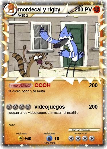 Pokemon mordecai y rigby