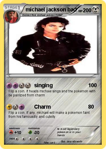 Pokemon michael jackson bad