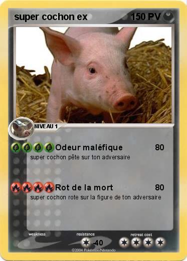 Pokemon super cochon ex
