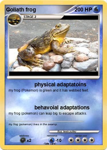 Pokemon Goliath frog