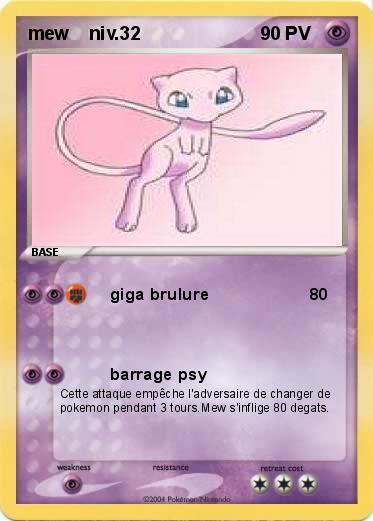 Pokemon mew    niv.32