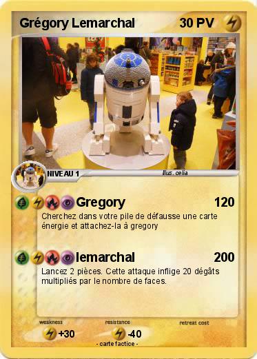 Pokemon Grégory Lemarchal