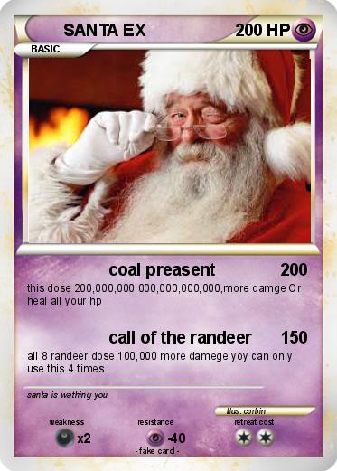 Pokemon SANTA EX