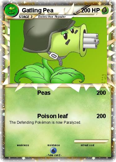 Pokemon Gatling Pea