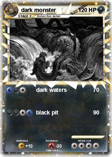 Pokemon dark monster