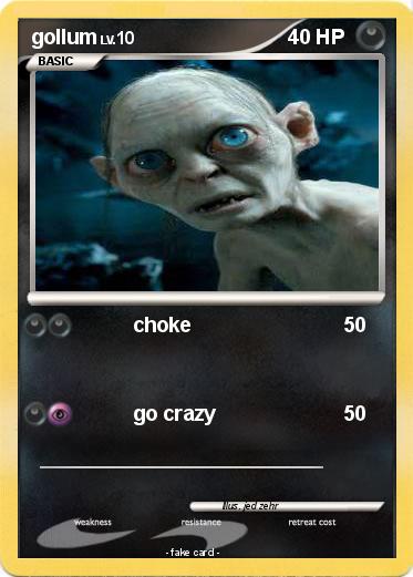 Pokemon gollum