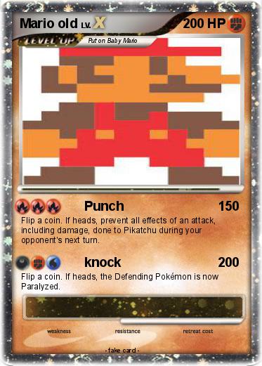Pokemon Mario old