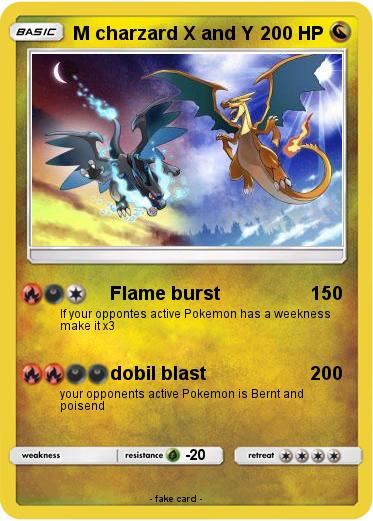 Pokemon M charzard X and Y