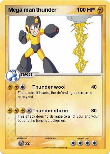 Pokemon Mega man thunder