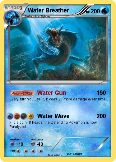 Pokemon Water Breather