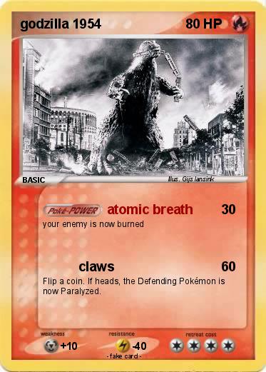 Pokemon godzilla 1954