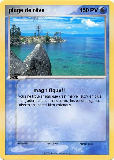 Pokemon plage de rêve
