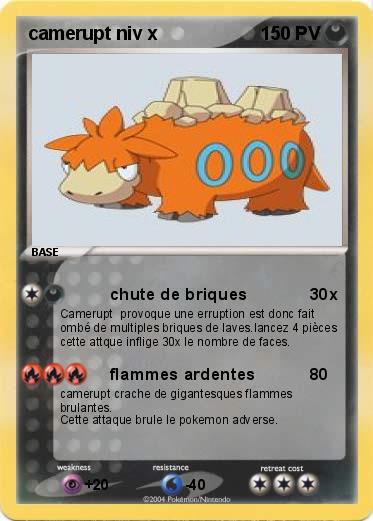 Pokemon camerupt niv x