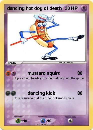 Pokemon dancing hot dog of death