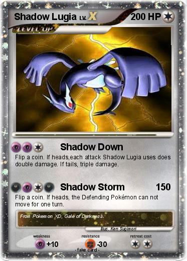 Pokemon Shadow Lugia
