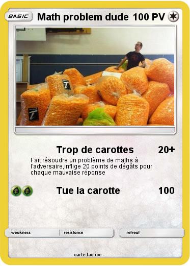 Pokemon Math problem dude