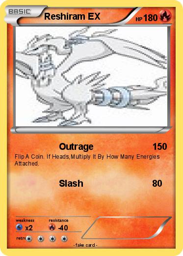Pokemon Reshiram EX