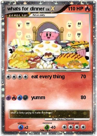 Pokemon whats for dinner