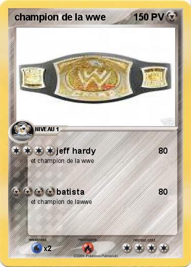 Pokemon champion de la wwe
