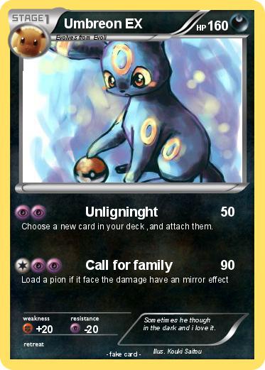 Pokemon Umbreon EX