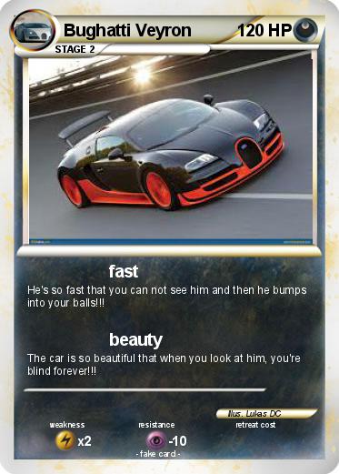 Pokemon Bughatti Veyron