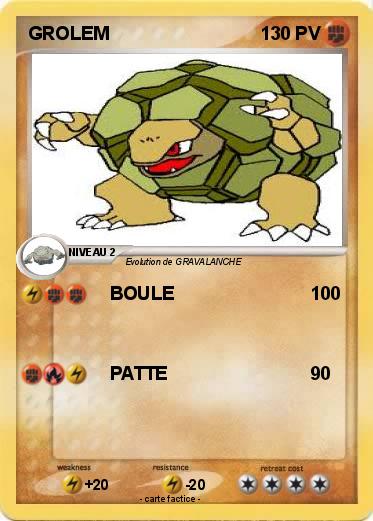 Pokemon GROLEM