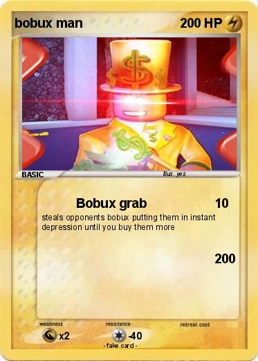 Pokemon bobux man