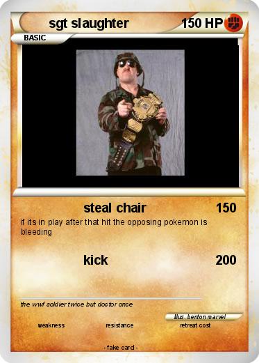 Pokemon sgt slaughter