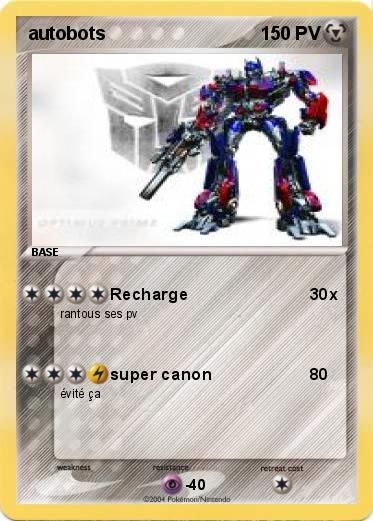 Pokemon autobots